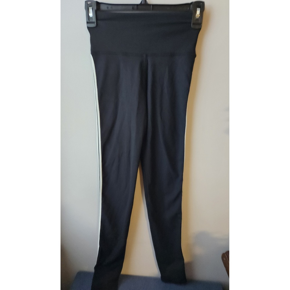 Wild Fable Leggings Womens XS Black White ButterBliss High Rise Side Stripe Yoga